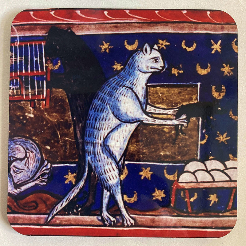 Medieval Cat Coasters