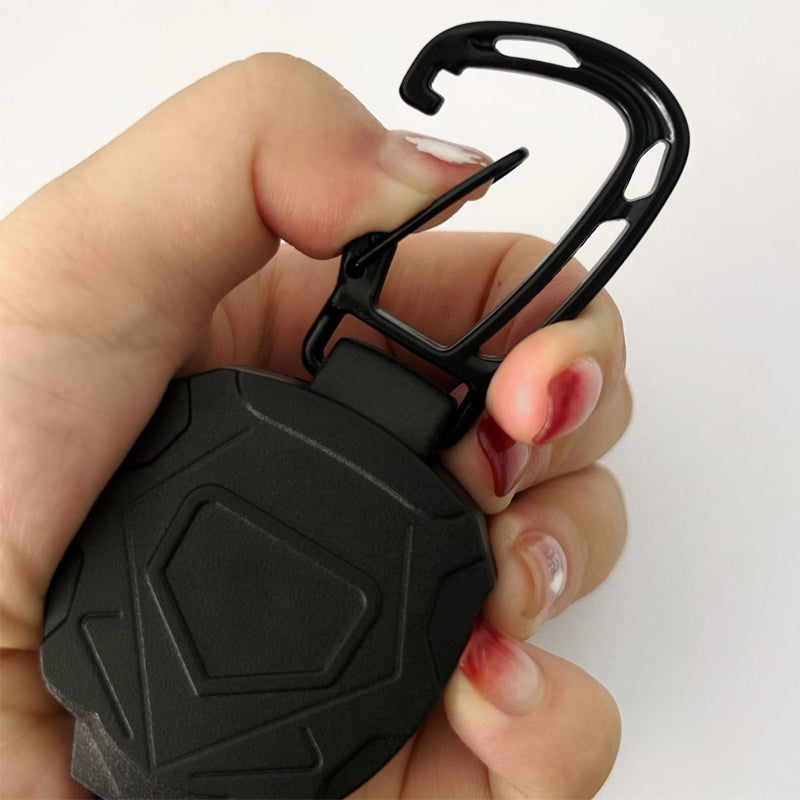 Retractable Badge Holder with Carabiner Clip