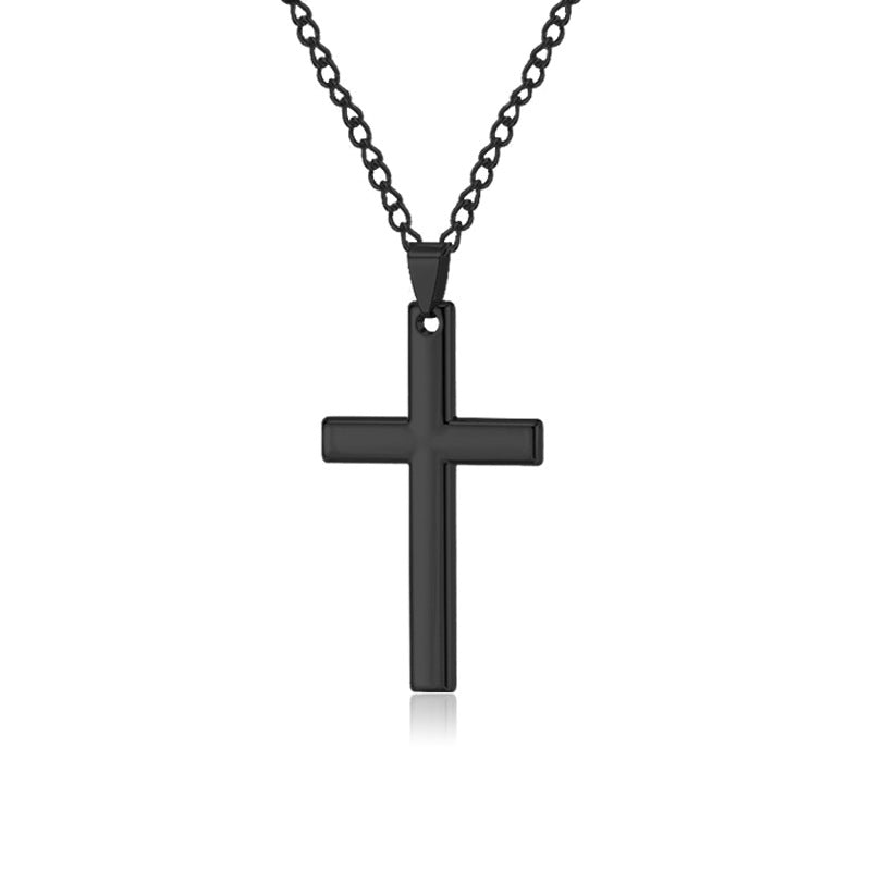 Never Forget My Love Cross Necklace