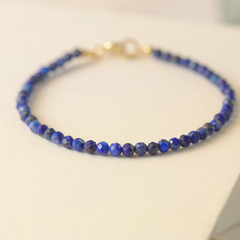 Blue Crystal Dainty Bracelet