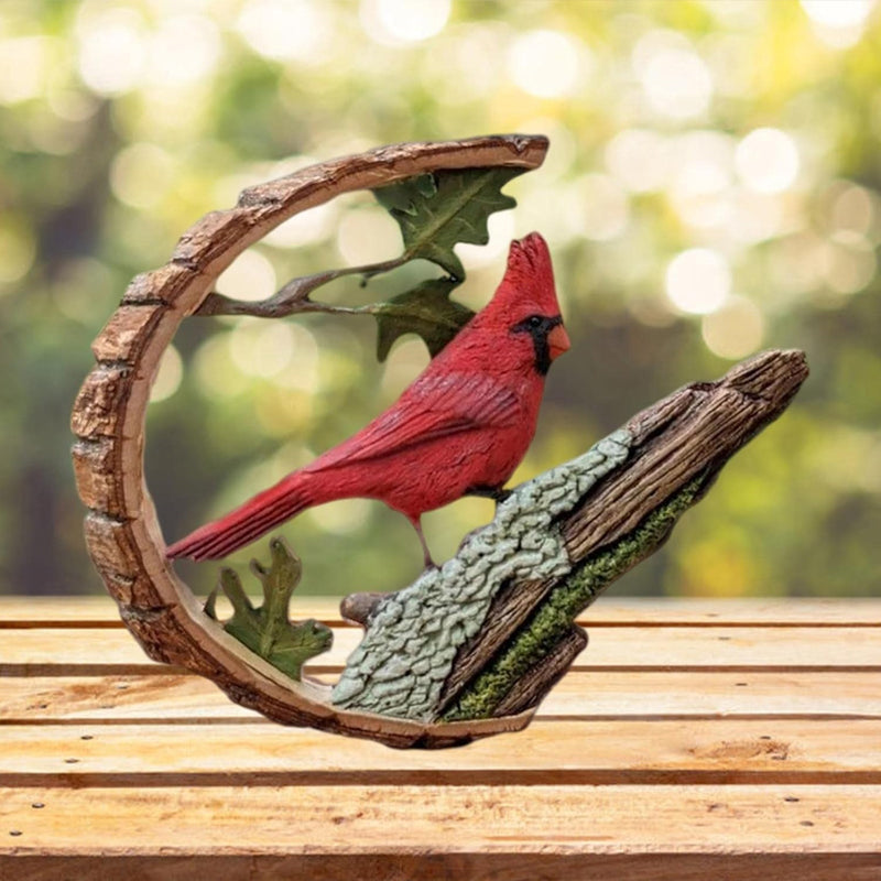 Cardinal Wood Carving Handmade