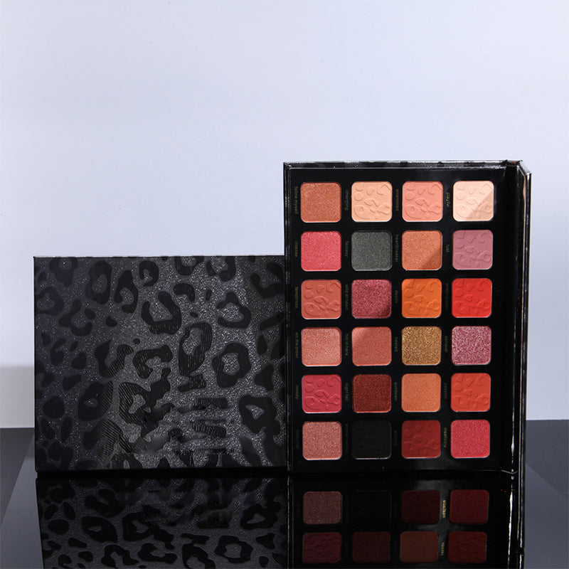 24-color leopard eyeshadow palette