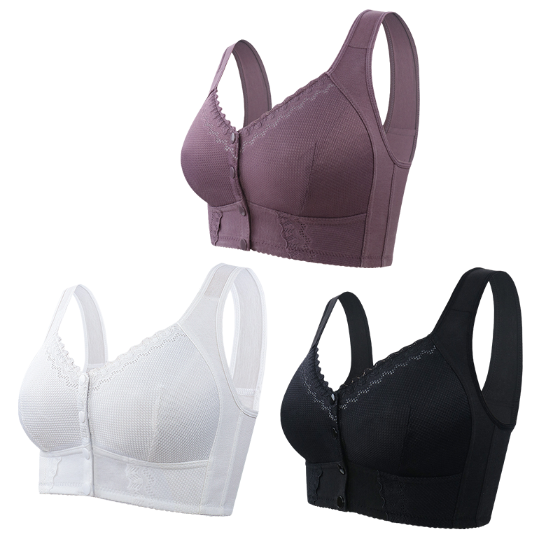 Front Closure Breathable Bra