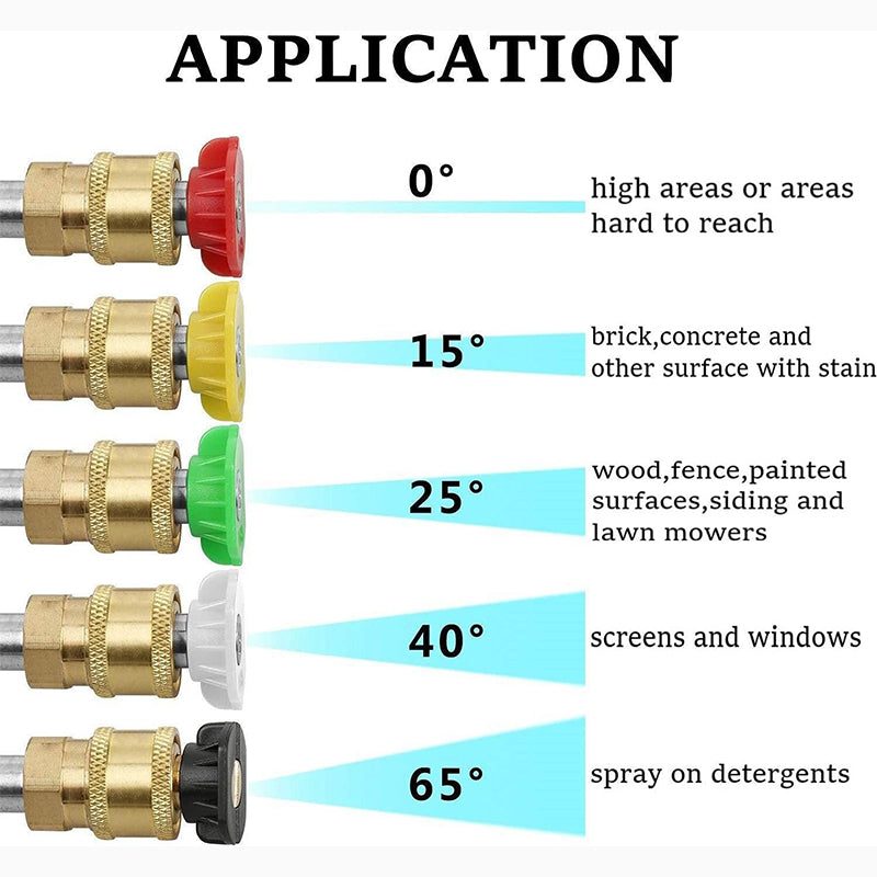 Pressure Washer Wand Extension with Spray Nozzle