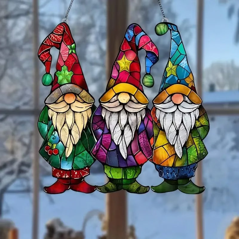 Gnomes Christmas Hanging Ornament