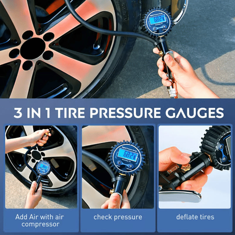 Digital Tire Inflator with Pressure Gauge