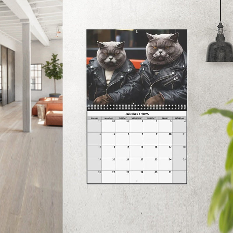 2025 Thug Cat Calendar