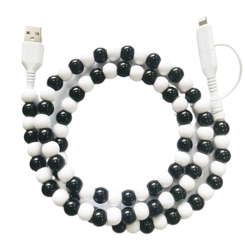 Creative Beaded 2-in-1 Data Cable