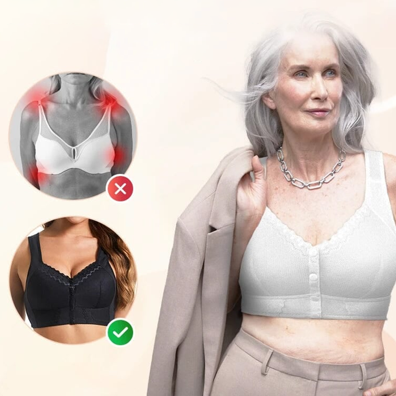 Front Closure Breathable Bra