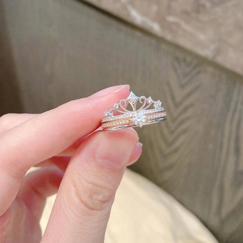 Castle Firework Crown Ring (Adjustable)