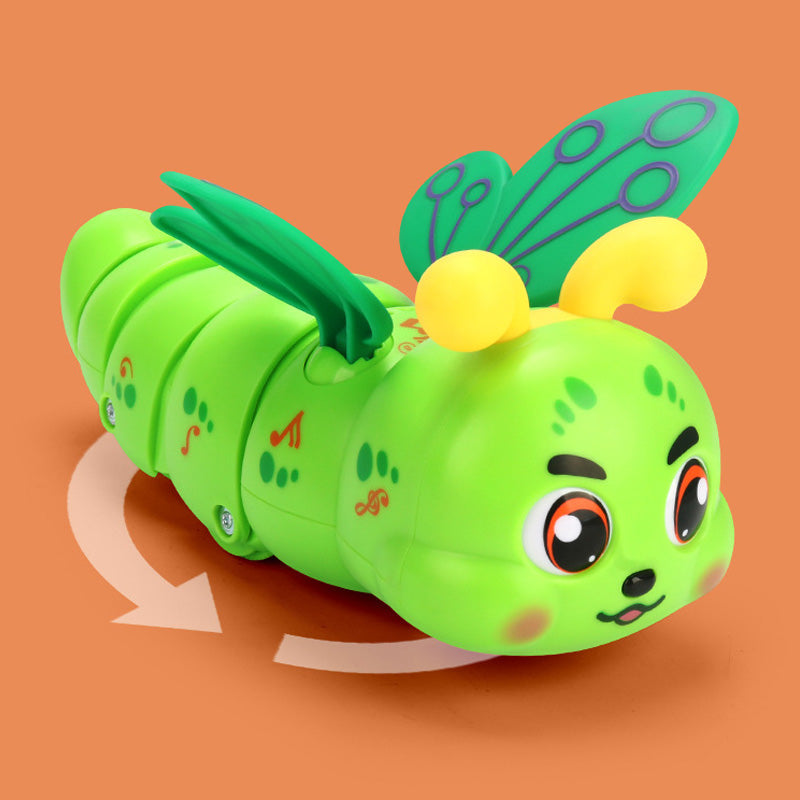 Children's Electric Caterpillar Musical Toys with Wings