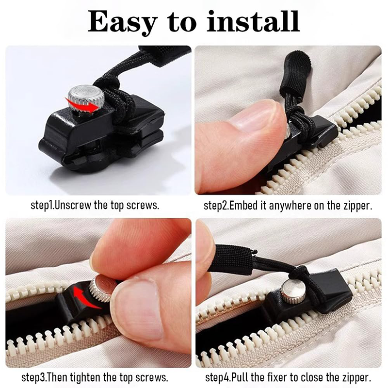 6-Pack Universal Zipper Repair Tool