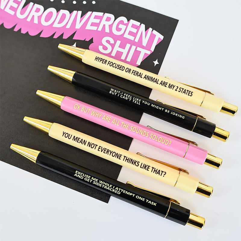 Funny Five Pen Set