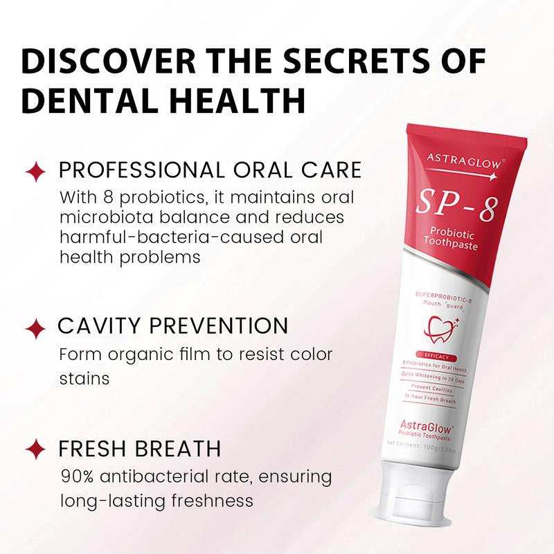 SP-8 Probiotic Whitening Toothpaste for Oral Health