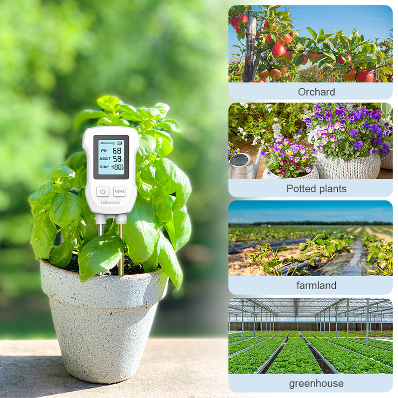 4-in-1 Digital Soil Moisture & PH Meter