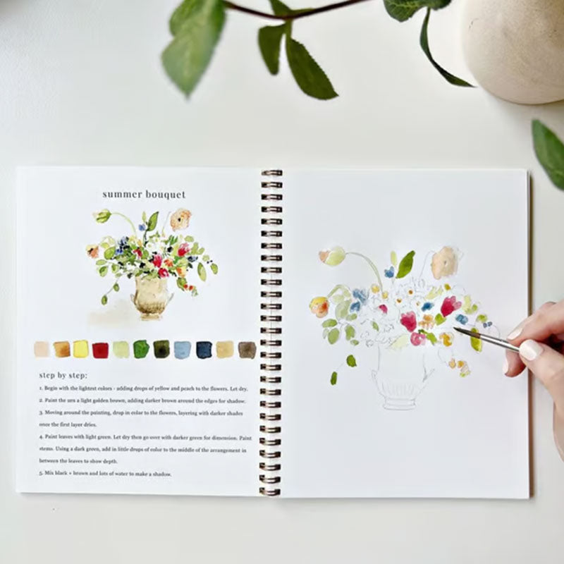 🖼️Beginner-Friendly💕 Watercolor Workbook