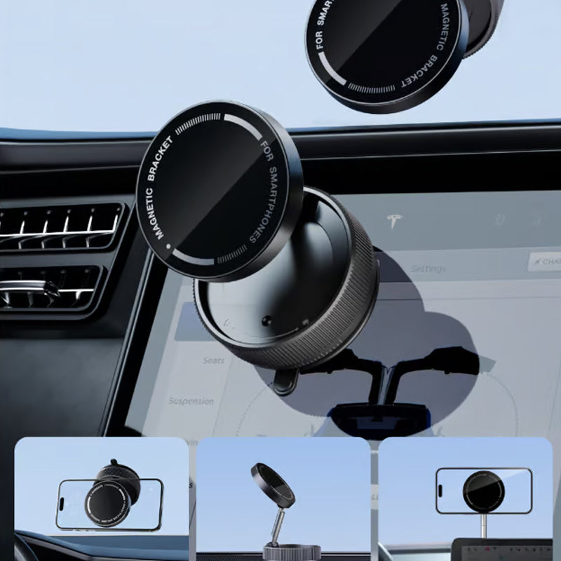 🚗📱Vacuum Phone Mount with One-Step Lock