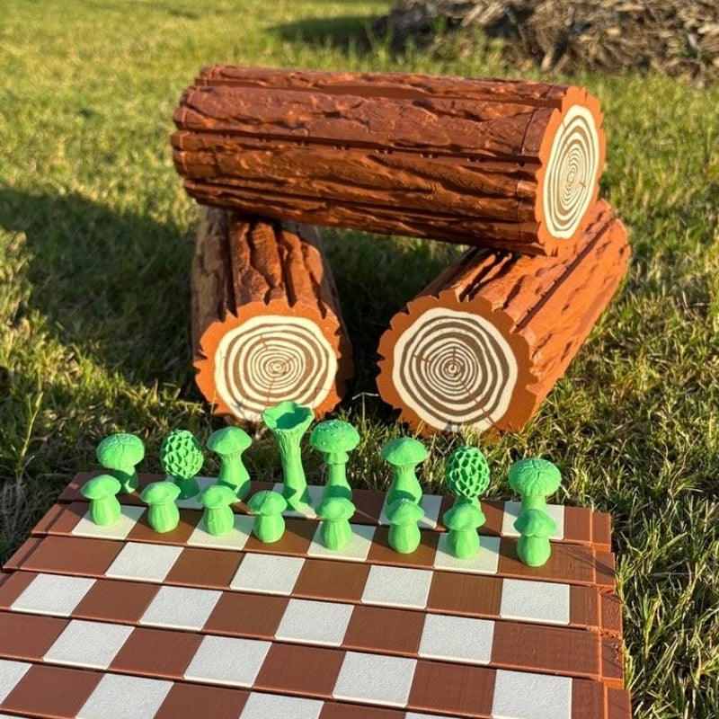 🍄 Magnetic Forest Mushrooms Chess ♟️