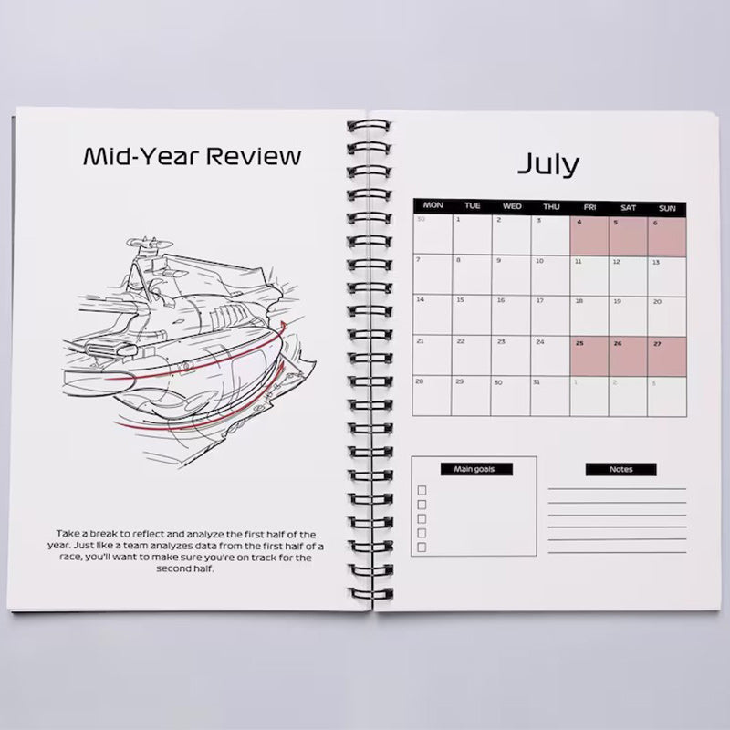 2025 Formula Planner & Calendar