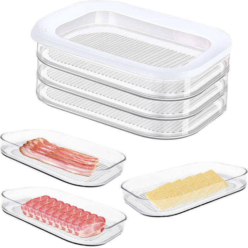 3 Layer Reusable Food Storage Container