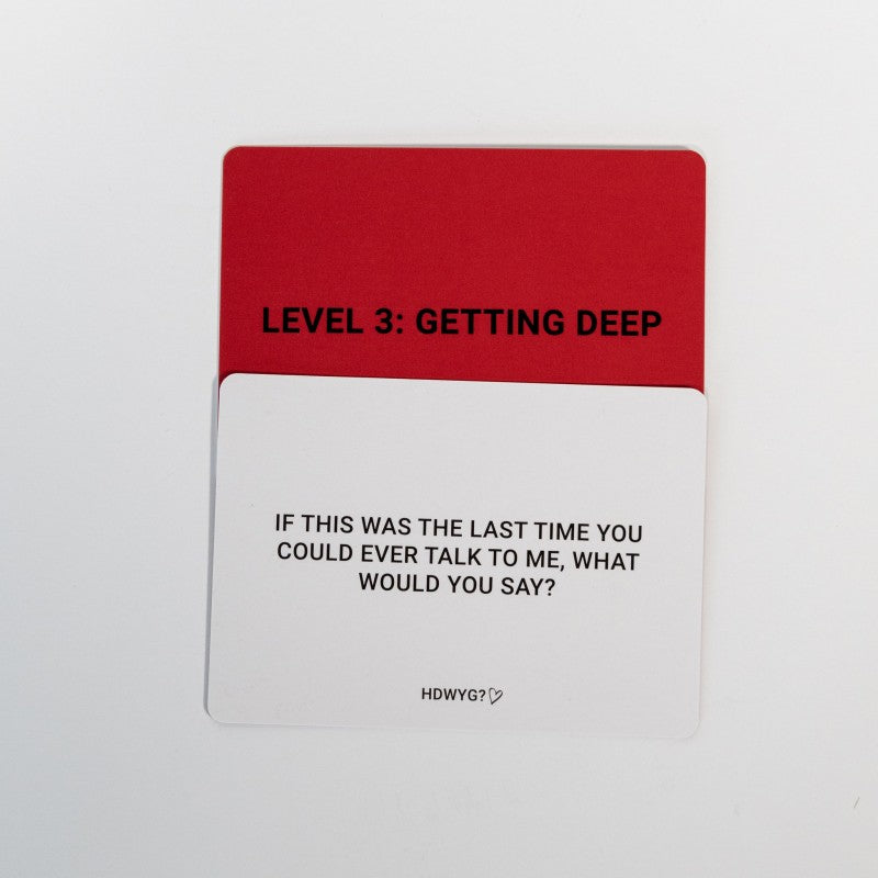 HOW DEEP WILL YOU GO? Dialog Games