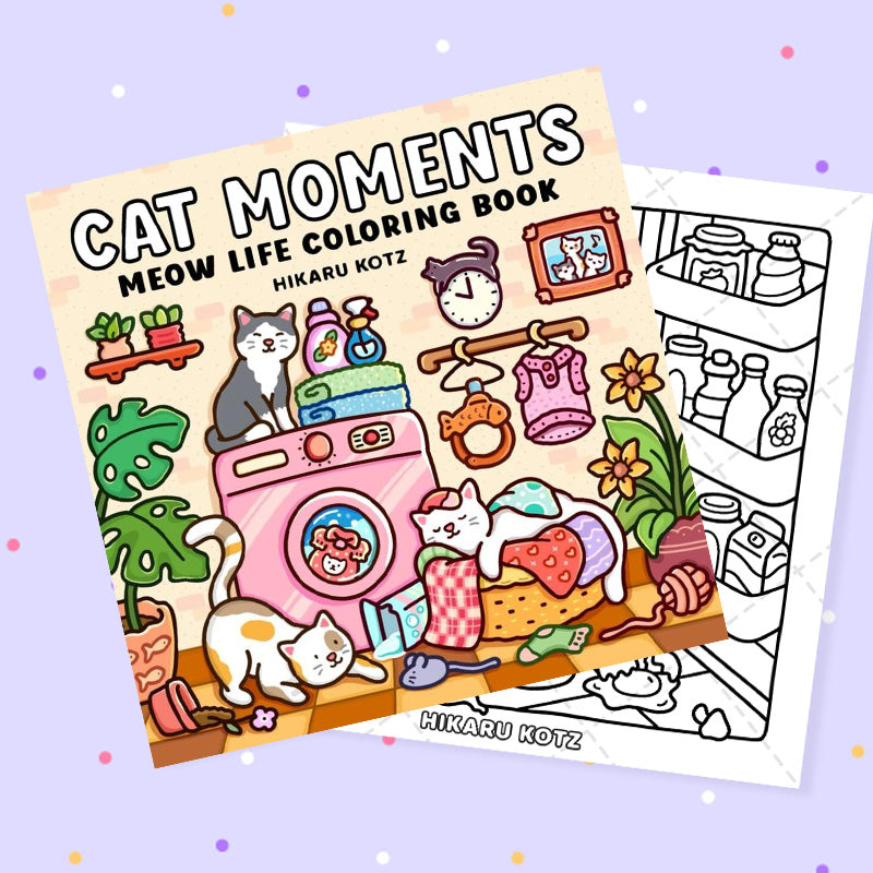 Cat Coloring Book (40 pages)