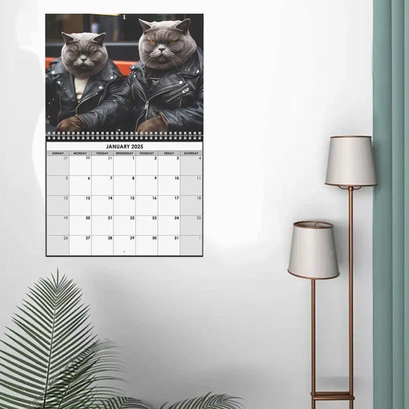 2025 Thug Cat Calendar