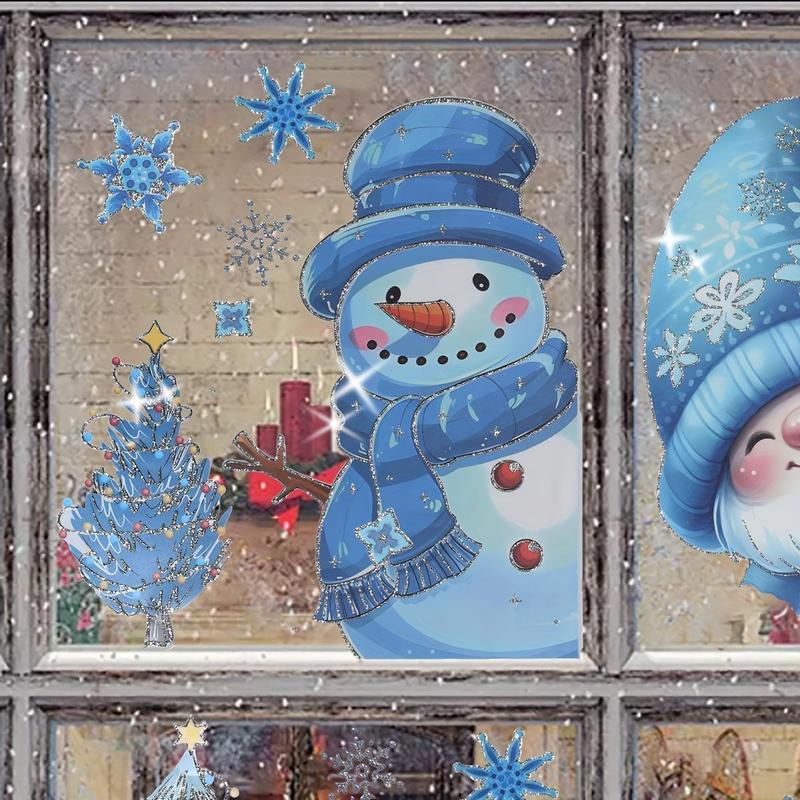 Christmas Window Cling Set