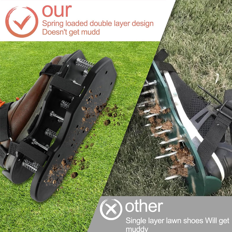 Lawn Aerator Shoes for Grass