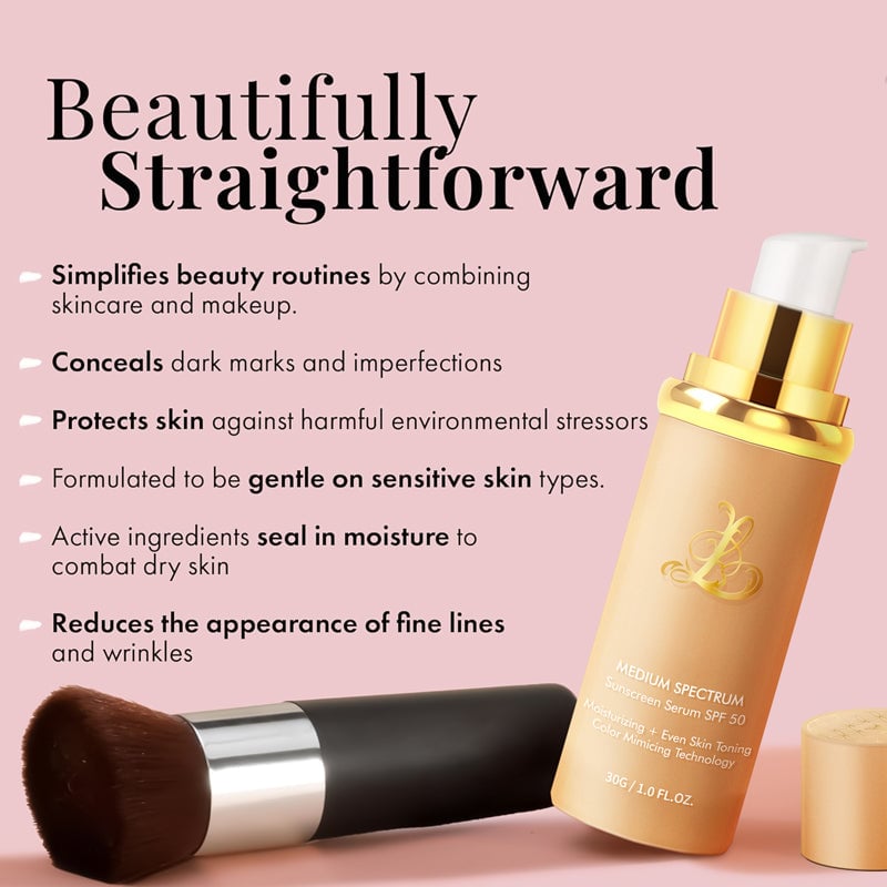 Four-in-one color-changing liquid foundation