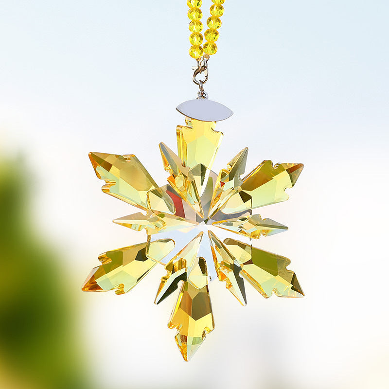 Crystal Snowflake Suncatcher