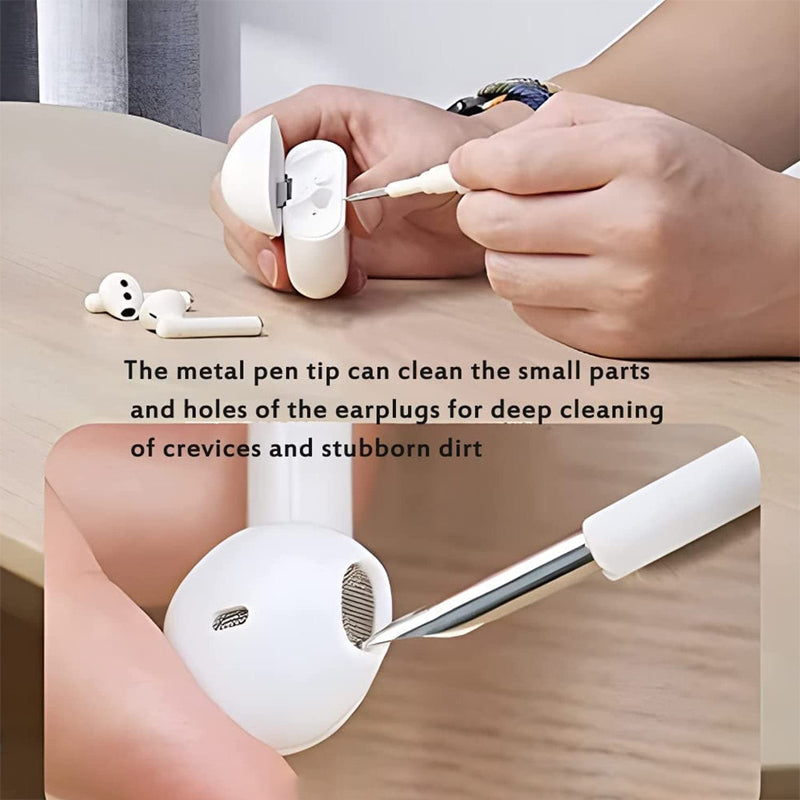 3-in-1 Portable Earbuds Cleaning Brush