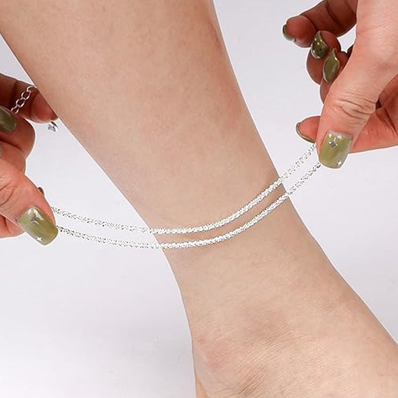 Women's Double Layered Anklet