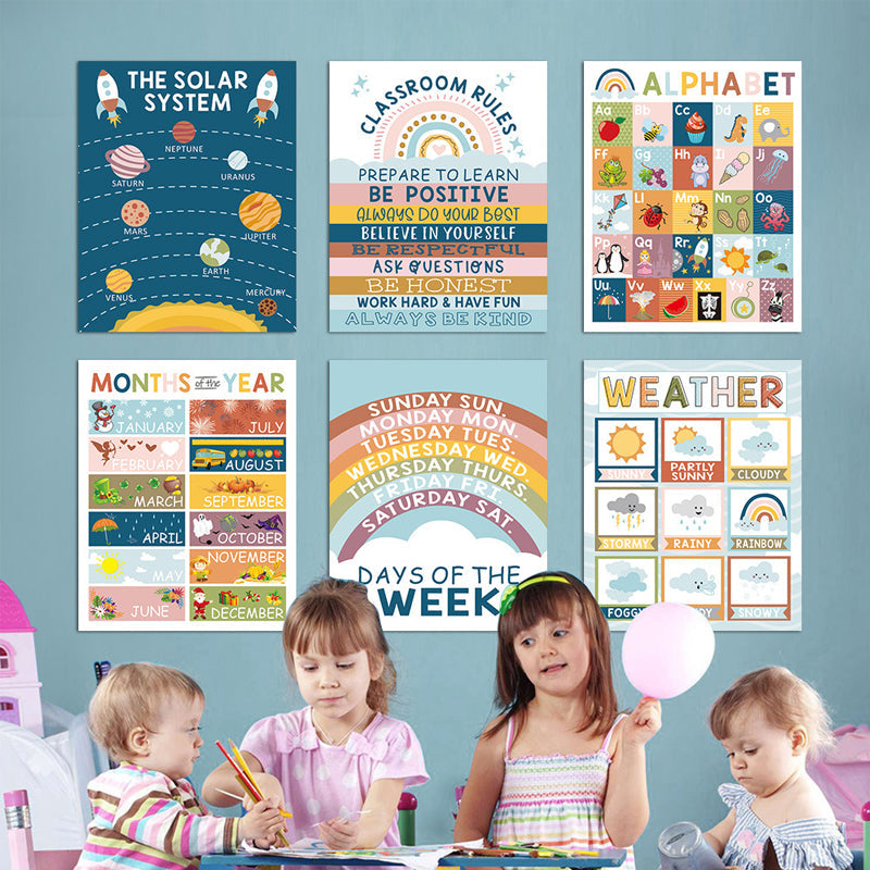 Boho PreK Educational Posters