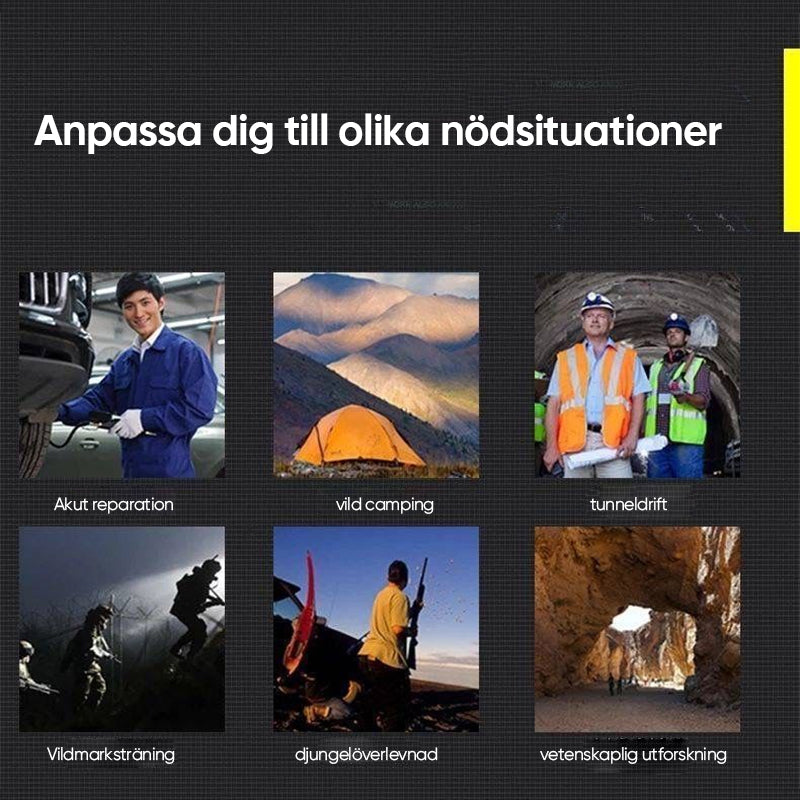 Specialstyrkor ljus ficklampa
