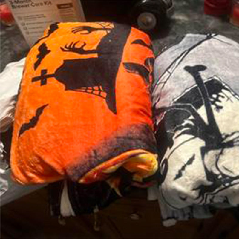 Halloween Witch Throw Blanket