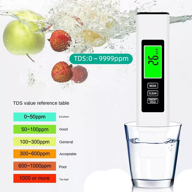 New 4 in 1 Tds Meter Digital Water Tester