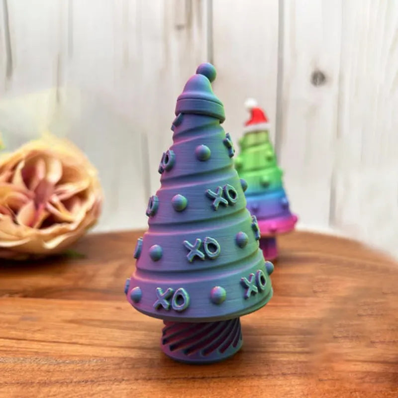 3D Printed Christmas Tree Stasher Ornament