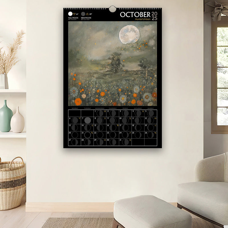 2025 Moon Phase and Zodiac Calendar