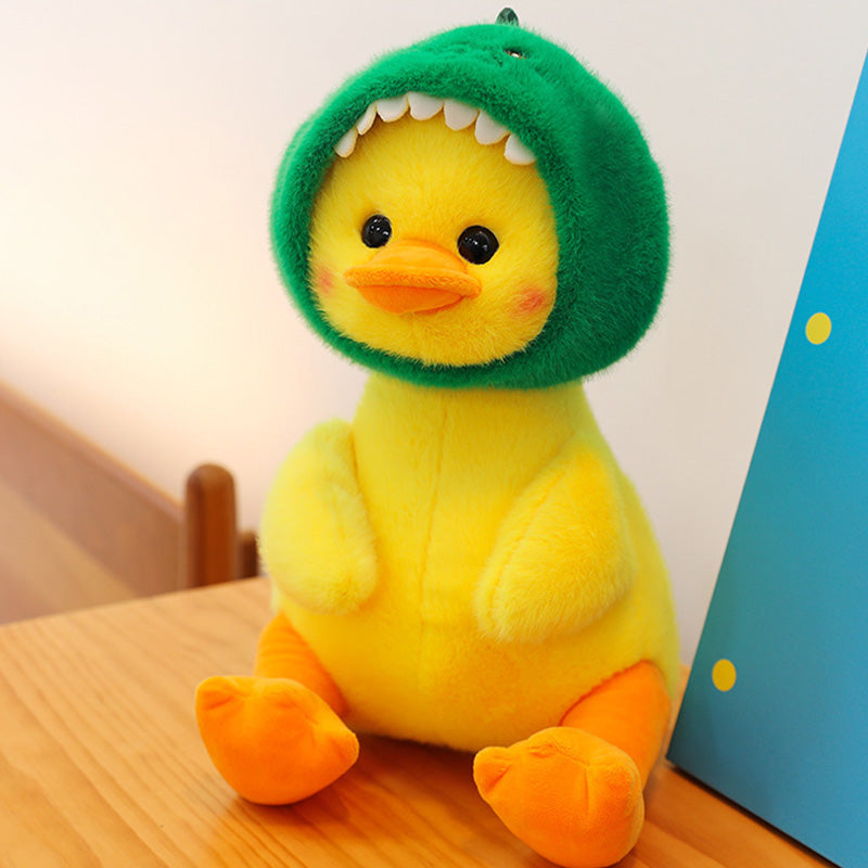 Cartoon Yellow Duck Stuffed Animal