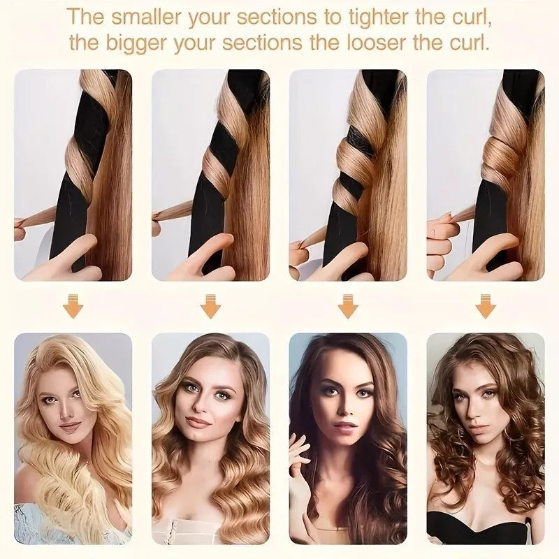 Heatless Hair Curler Set in Satin