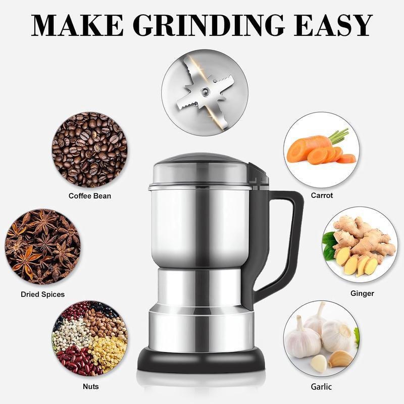 Multifunctional Electric Coffee And Grain Grinder