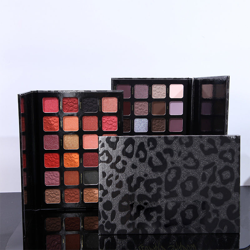 24-color leopard eyeshadow palette