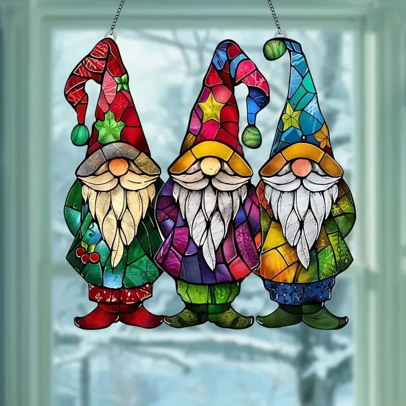 Gnomes Christmas Hanging Ornament