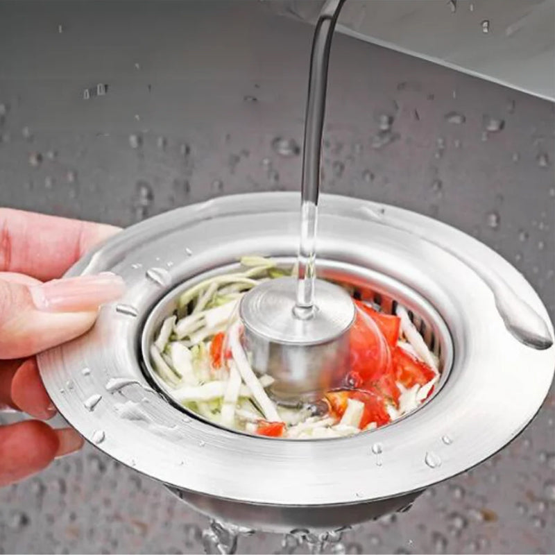 Stainless Steel Sink Stopper with Filter