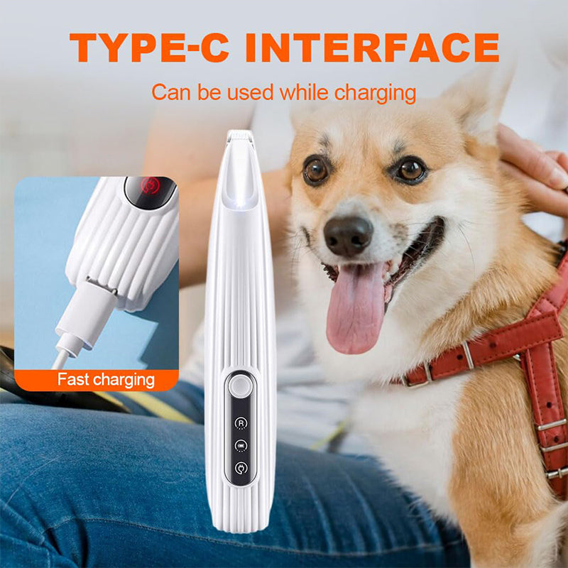 Pet Hair Trimmer With Led Light