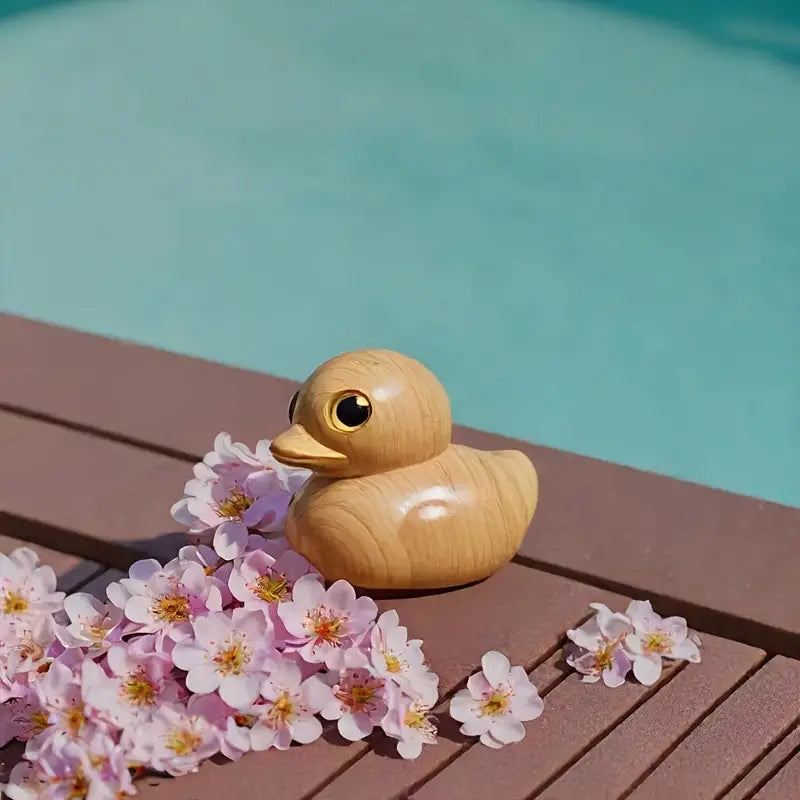 Handmade Wooden Rubber Duck