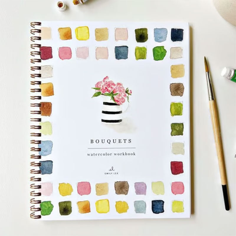 🖼️Beginner-Friendly💕 Watercolor Workbook