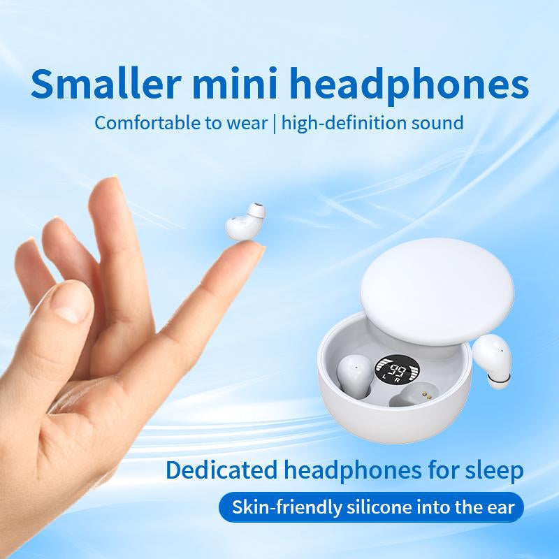 Mini Headphones Bluetooth 5.4 True Wireless In-Ear Earphones