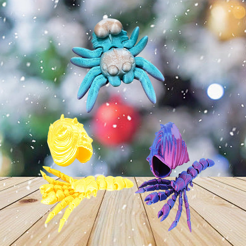 3D Printed Ornaments Simulation Animal Dolls